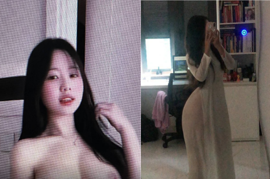 Nàng xinh xắn nhảy múa khi vui vẻ