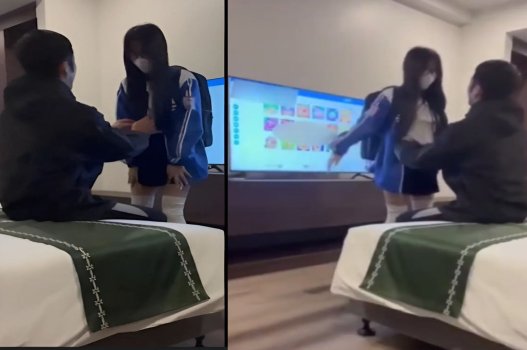 Nữ sinh Việt trốn học vào nhà nghỉ làm tình khẩu dâm
