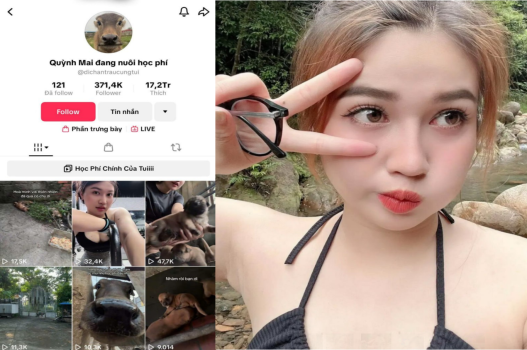 Quỳnh Mai gym mông căng phang phê lòi