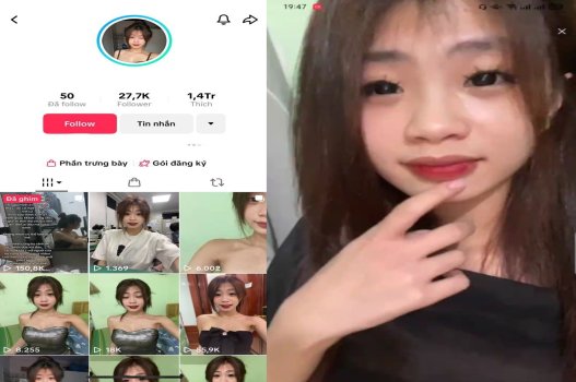 TikTok ngực bự show 1 lần thèm nhỏ dãi